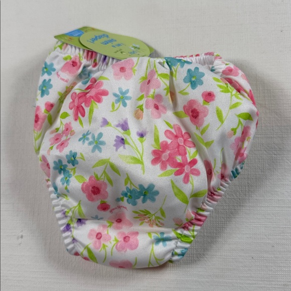 i play. Floral Reusable Swim Diaper - Pink, Blue & Green - Picture 3 of 8